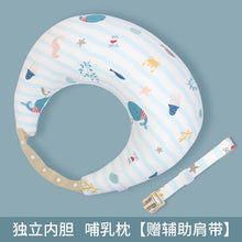 Load image into Gallery viewer, Nursing Pillows Baby Maternity Breastfeeding Multifunction Adjustable Cushion Infant Newborn Feeding Layered Washable Cover