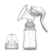 Load image into Gallery viewer, Manual Breast Pump Powerful Baby Nipple Suction 150ml Feeding Milk Bottles Breasts Pumps Bottle Sucking
