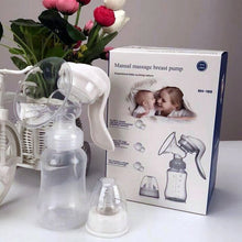 Load image into Gallery viewer, Manual Breast Pump Powerful Baby Nipple Suction 150ml Feeding Milk Bottles Breasts Pumps Bottle Sucking
